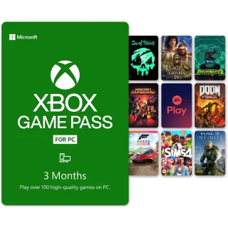 XBOX PC GAME PASS 3 MONTHS