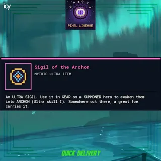 Sigil of the Archon - Pixel Lineage