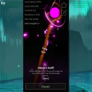 Merlin Staff - Fisch