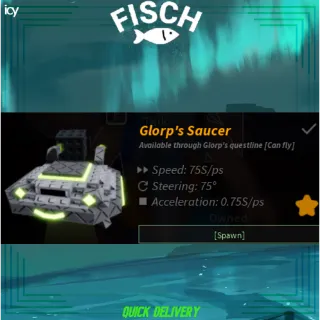 Glorps Saucer - Fisch