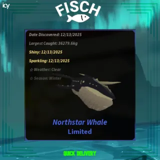 Shiny Northstar Whale - Fisch