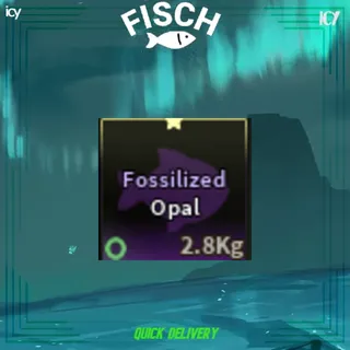 Fossilized Opal - Fisch