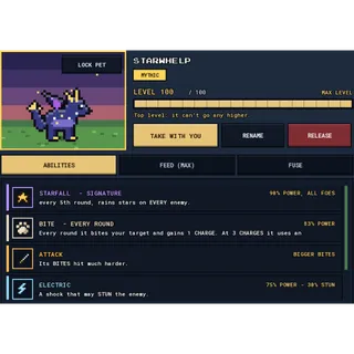 Starwhelp Mythic Pet - Pixel Lineage