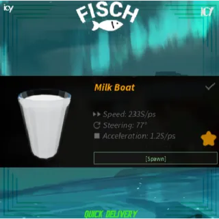 Milk Boat - Fisch