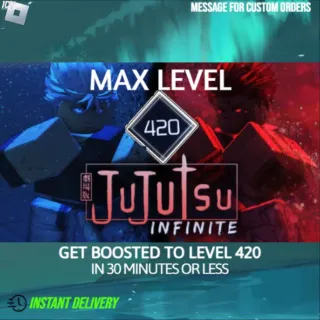 Jujutsu Infinite Max level Boost