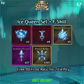 Esdeath/Ice Queen with F skill + Title Pity - Sailor Piece