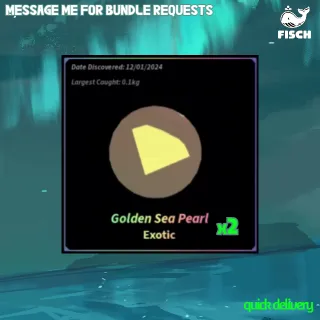 2 Golden Sea Pearl - Fisch