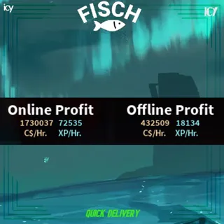 Aquarium 1.7M C$ & 72k XP/Hr - Fisch
