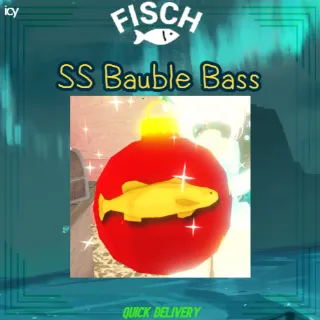 Shiny Sparkling Bauble Bass - Fisch