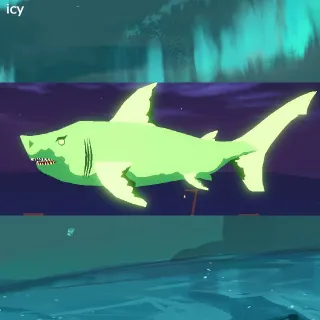 SHINY SPARKLING BIG MEGALODON FISCH