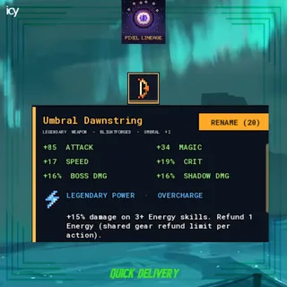 Umbral Dawnstring archer class - Pixel Lineage