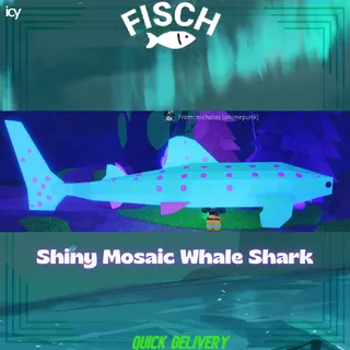 Shiny Mosaic Whale Shark - Fisch