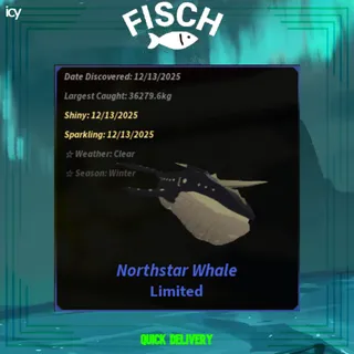 Shiny Northstar Whale - Fisch