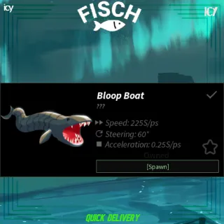 BLOOP BOAT - FISCH