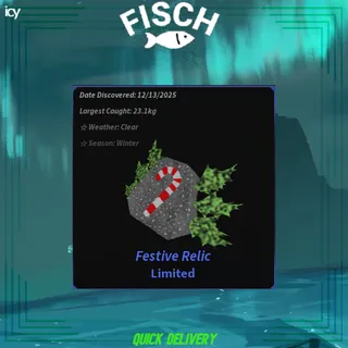 x3 festive relics | Fisch