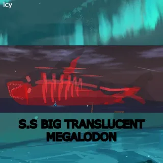 SS TRANSLUCENT PHANTOM MEGALODON FISCH