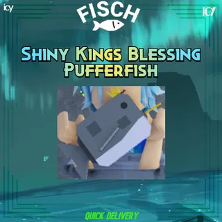 Shiny King's Blessing Pufferfish - Fisch