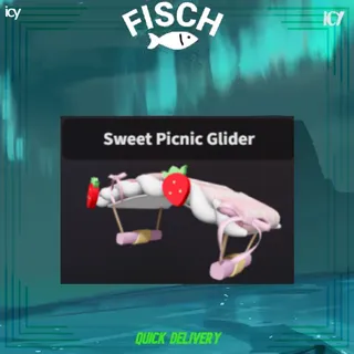 Sweet Picnic Glider + strawberry pin lantern + miffy bobber - Fisch