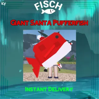 Giant Santa Pufferfish - Fisch