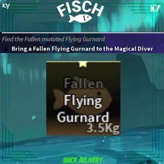 Fallen Flying Gurnard - Fisch