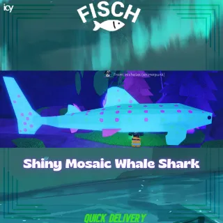 Shiny Mosaic Whale Shark - Fisch