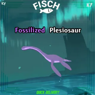 Fossilized Plesiosaur - Fisch