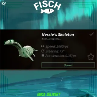 Nessie's Skeleton Boat - Fisch