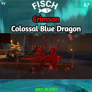 Crimson Colossal Blue Dragon - Fisch