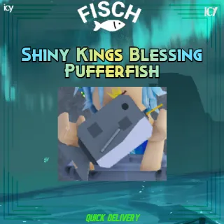 Shiny King's Blessing Pufferfish - Fisch