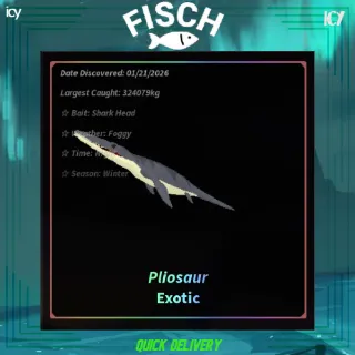 Pliosaur - Fisch