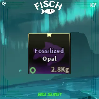 Fossilized Opal - Fisch