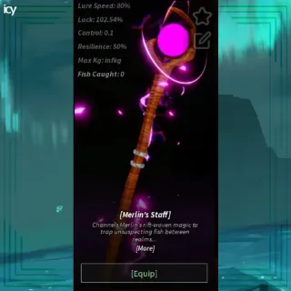 Merlin Staff - Fisch