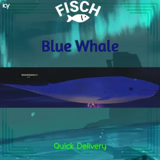 x2 Blue Whale - Fisch