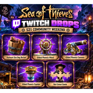 Sea of Thieves Twitch Drops 5 items +