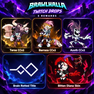Brawlhalla Twitch Drops | 5 Rewards
