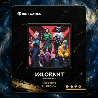 🔥 Valorant / Riot Games Gift Card 10€ EU 🔑 OFFICIAL | INSTANT DELIVERY 🎮 LIMITED STOCK