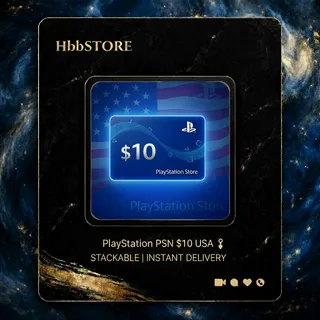 PlayStation PSN $10 USA 🔑 STACKABLE | INSTANT DELIVERY ⚡ SAFE & WORKING CODE 🎮 LIMITED STOCK