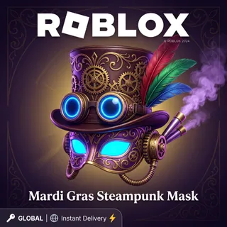 Roblox - Mardi Gras Steampunk Mask GLOBAL