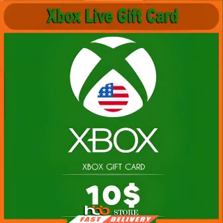 Xbox Live Gift Card – $10 USD – USA Region – Official