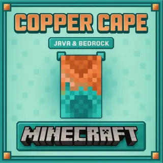 Minecraft x10 Copper Cape Skin GLOBAL | Java & Bedrock PC  | OFFICIAL Cosmetic DLC | INSTANT DELIVERY 