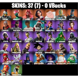 [PC/XBOX] 37 skins | MERRY MINT AXE | Singularity | Juice WRLD | Santa Dogg | Omegarok | Solid Snake | Peter Griffin