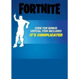 Fortnite - It's Complicated Emote PC