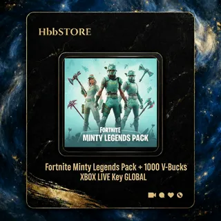 Fortnite Minty Legends Pack (Xbox Global) + 1000 V-Bucks 🔑 Instant Key | Cheap Price 💎 