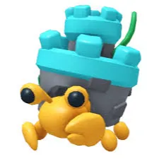 Neon Castle Hermit Crab