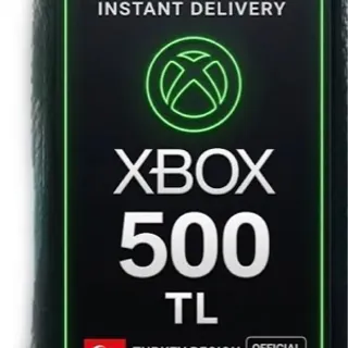 Xbox gift card try TL 500 fast delivery 