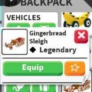 Gingerbread Sleigh