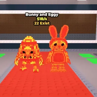 21 ONLY EXISTS | LAVA BUNNY AND EGGY | 1B/S | STEAL A BRAINROT