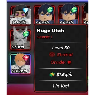 1.6QI/S | HUGE UTAH (YUTA) | MONEYMAKERS | ETERNAL | ANIME DICE (NEGOTIABLE)
