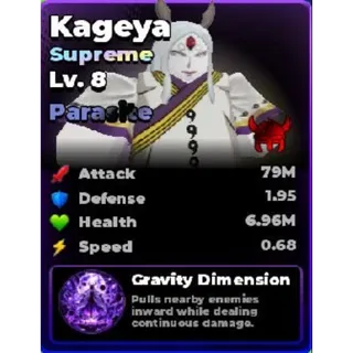 KAGEYA SUPREME |VIKING| LVL 7| PARASITE | ROLL AN ANIME TO FIGHT