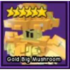 GOLDEN BIG MUSHROOM